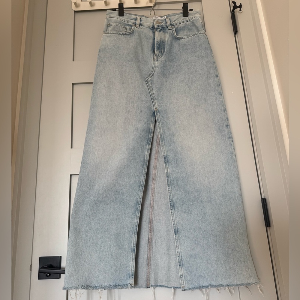 & Other Stories Light Blue Denim Skirt